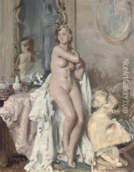 La Toilette Oil Painting - Wilfred Gabriel De Glehn