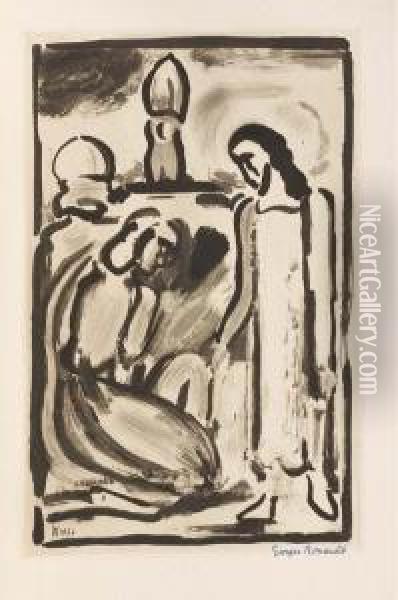 Passion Oil Painting - Andre Thomas Rouault