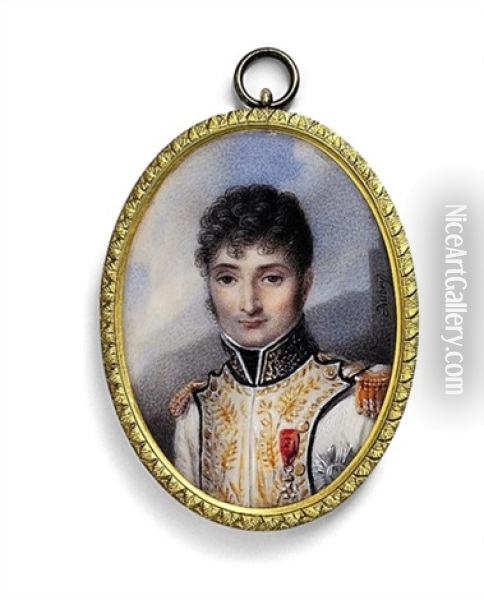 Jerome Bonaparte, King Of Westphalia Oil Painting - Louis Francois Aubry