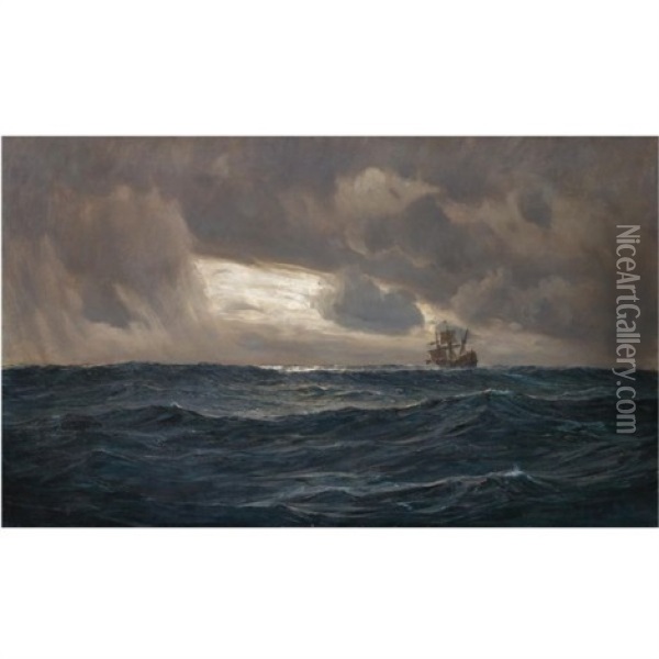 After The Storm Oil Painting - Ivan Fedorovich Choultse