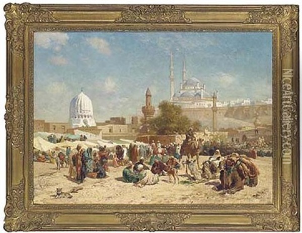 Cairo Oil Painting - Cesare Biseo