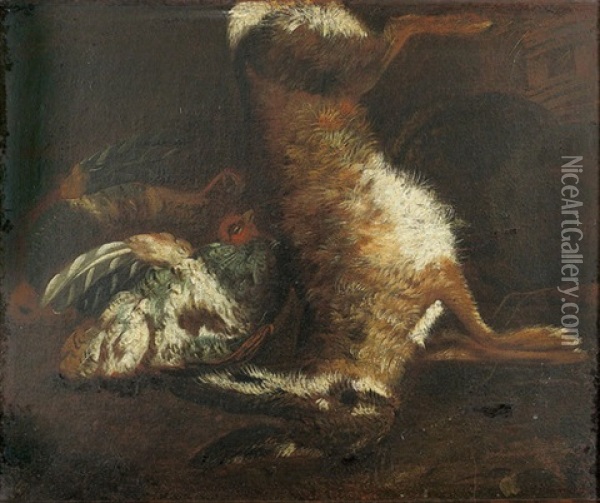 Jagdstillleben Oil Painting - Jan Fyt