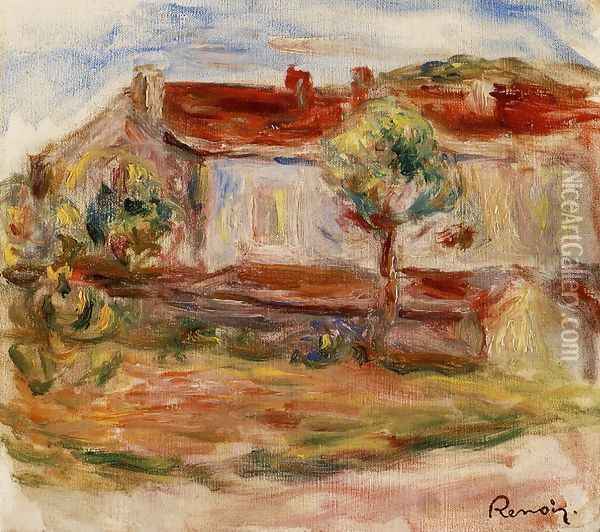 White House Oil Painting - Pierre Auguste Renoir