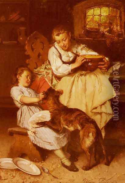 The Unexpected Guest Oil Painting - Theodore Gerard