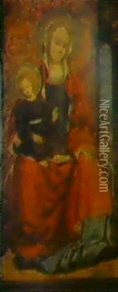 Madonna Mit Kind Oil Painting - Neri di Bicci