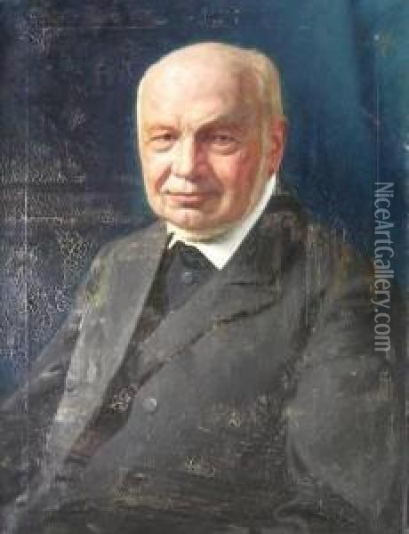 Portrait Des Friedrich Christian Carl Von Bodelschwingh Oil Painting - Johann H. Ehrenfried Zimmer