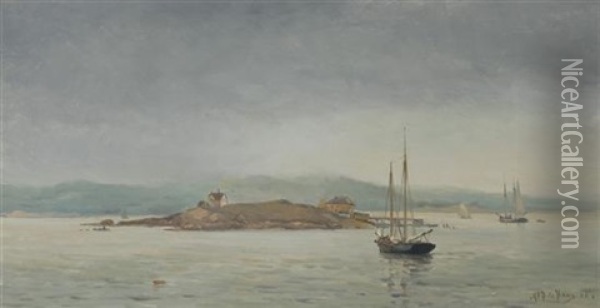 Ten Pound Island Oil Painting - Mauritz Frederick Hendrick de Haas