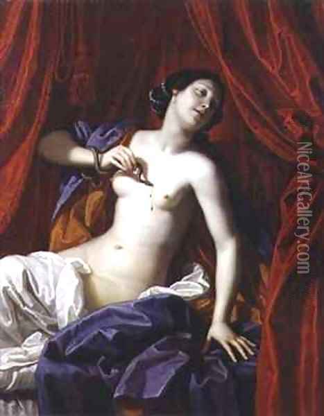 The Death of Cleopatra Oil Painting - Bartolomeo Gennari