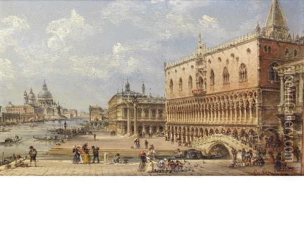 Venice Oil Painting - Giovanni Grubas
