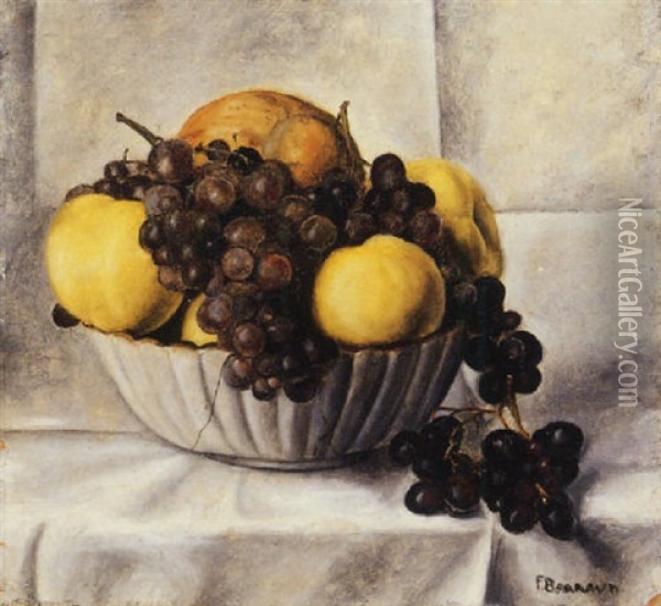 Nature Morte Aux Fruits Oil Painting - Francis James Barraud