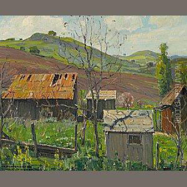 Foothill Ranch Oil Painting - William Wendt