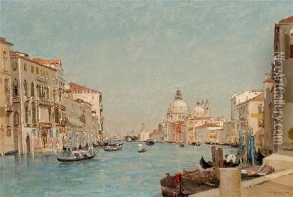 Venedig Oil Painting - Francois-Louis-David Bocion