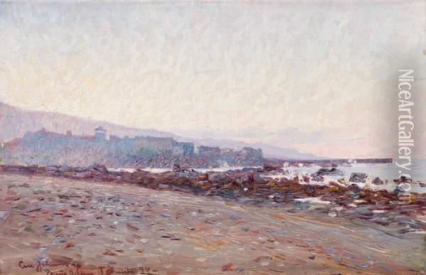 Puerto Orotava, Teneriffa Oil Painting - Carl August Johansson