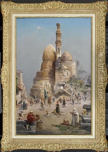 Orientalische Szene Oil Painting - Robert Alott