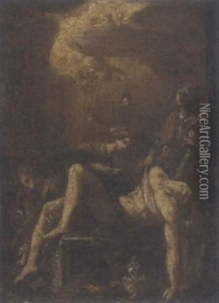 Saint Sebastian Oil Painting - Carlo Innocenzo Carlone