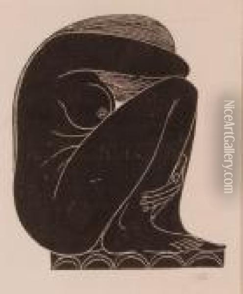 Woodblock Print Oil Painting - Eric Gill