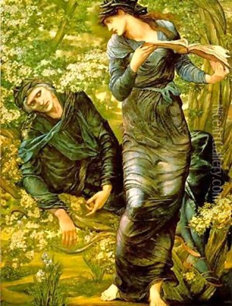 Unknown Painting Name 4 Oil Painting - Sir Edward Coley Burne-Jones