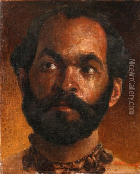 Portrait Of A Man Oil Painting - Joseph Lempoels