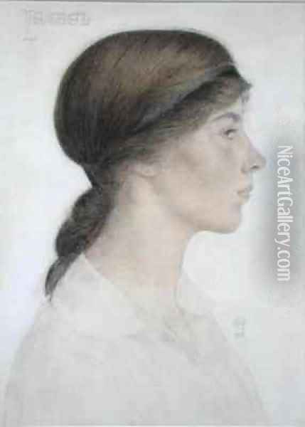 Isabel Margaret Jordan Oil Painting - Arthur Joseph Gaskin