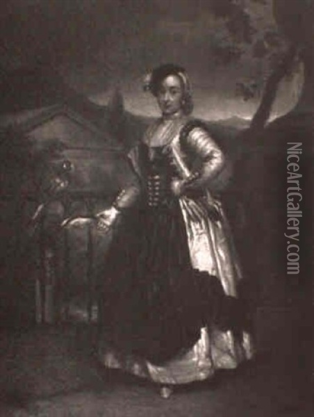 Portrait Von D'isabel Parreno Y Arce, Marchesa De Llano Oil Painting - Anton Raphael Mengs