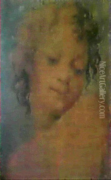 Tete D'ange Oil Painting -  Correggio