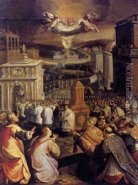 Miracle Of San Da Paola Oil Painting - Francesco Cappella