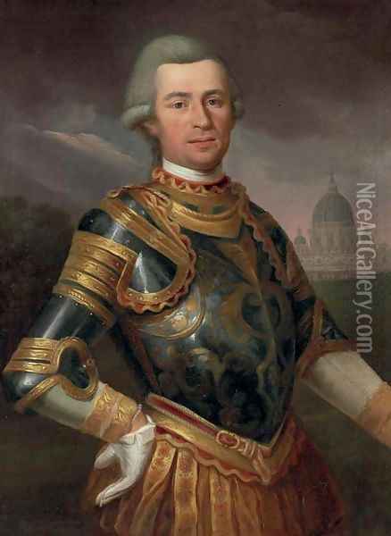 Portrait of a gentleman Oil Painting - Anton Von Maron Vienna