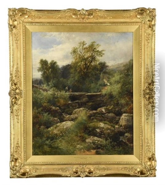 Near Bettws-y-coed, North Wales Oil Painting - John Syer