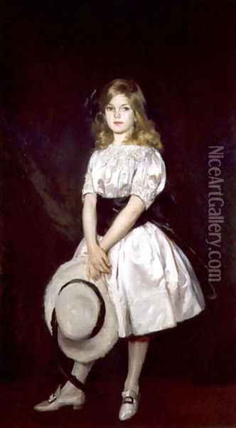 Miss Vera Butler, c.1912 Oil Painting - John da Costa