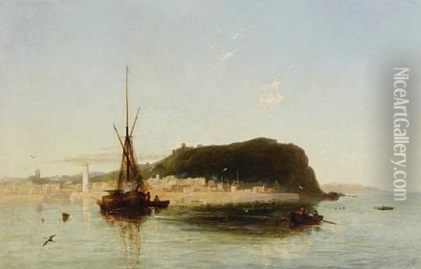 Evening Calm Oil Painting - James Francis Danby