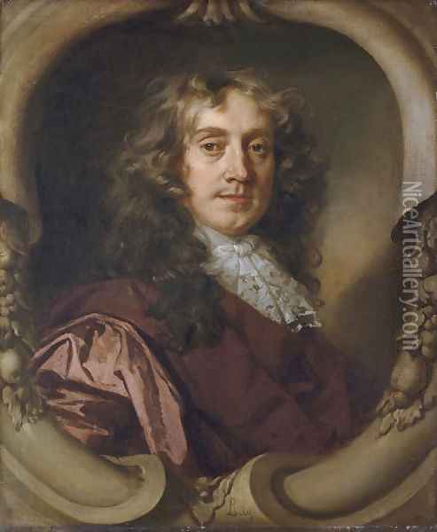 Portrait of a Gentleman Oil Painting - Sir Peter Lely