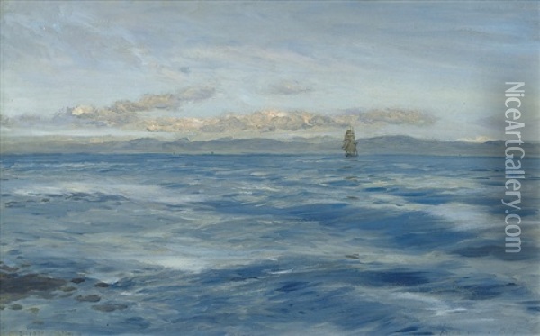 Aaron From Over Kintyre Oil Painting - Henry Moore