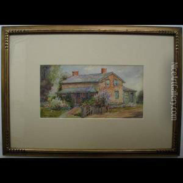 Broddy Homestead, Broddytown Oil Painting - Owen B. Staples