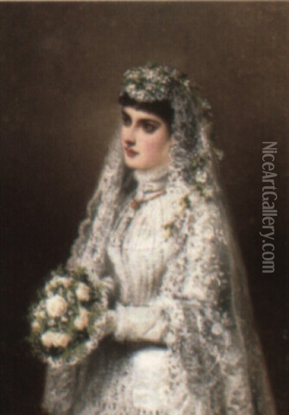 The Bride Oil Painting - Edward Charles Barnes