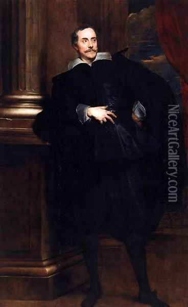 Portrait of Marcello Durazzo 2 Oil Painting - Sir Anthony Van Dyck