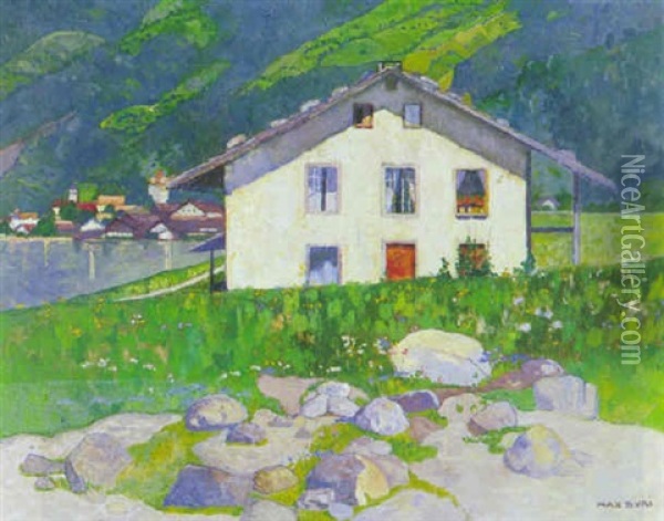 Haus Am Brienzersee Oil Painting - Max-Alfred Buri