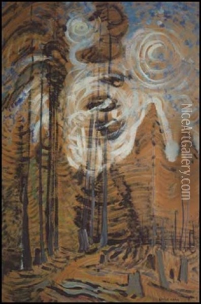 Metchosin Oil Painting - Emily Carr