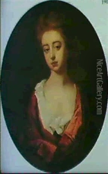 Portratt Av Elizabeth Morley, Dotter Till Sir Charles Morley Oil Painting - Michael Dahl