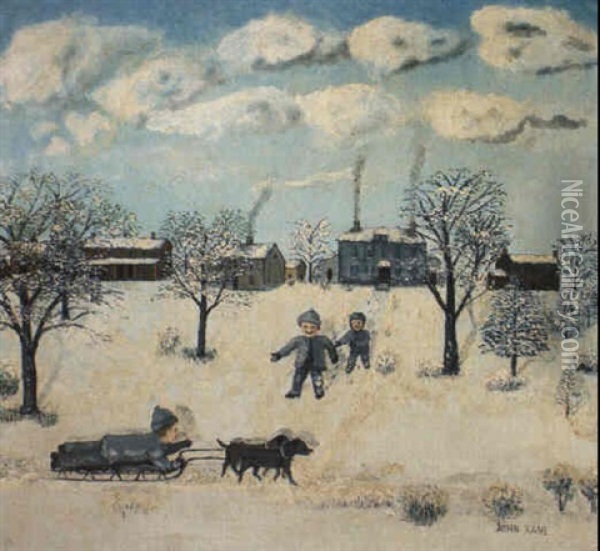 Winter Oil Painting - John Kane